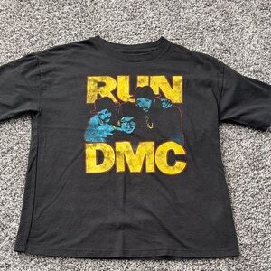 EUC Run DMC Short Sleeve Tee Size 8